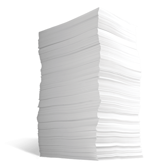 Stack of Paper Request a Print Estimate