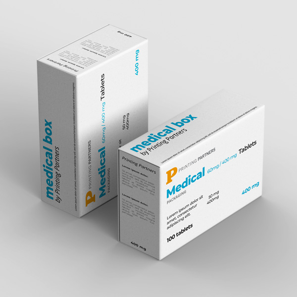 Custom Printed Boxes for Pharmaceutical or Vitamin boxes.