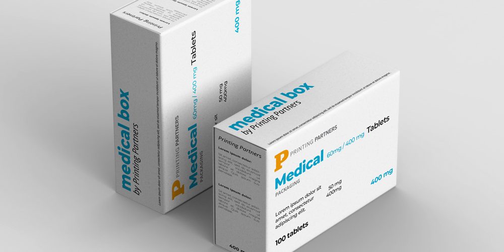 Custom Printed Boxes for Pharmaceutical or Vitamin boxes.