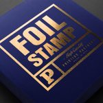 Gold Foil Stamp Example. Available in Indianapolis