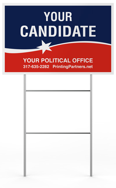 Political Yard Sign Printing Services