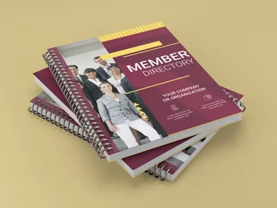 Spiral-Bound Membership Directory Printing Service