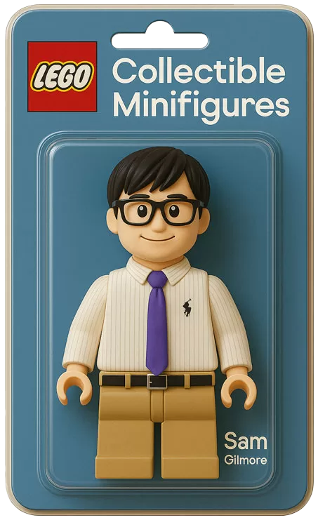 Sam Gilmore Lego Figure