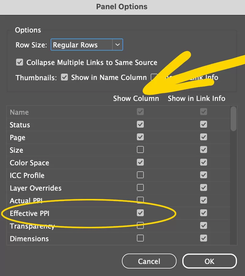 Bonus Tip Effective PPI in Indesign