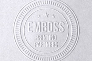 Blind Paper Embossing Service for Business Cards in Indianapolis Indiana