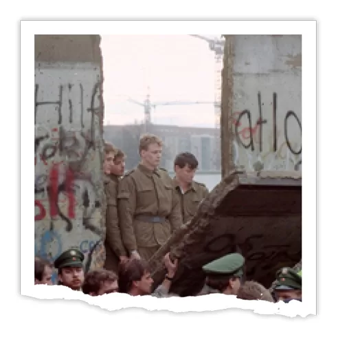 Fall of Berlin Wall November 9, 1989