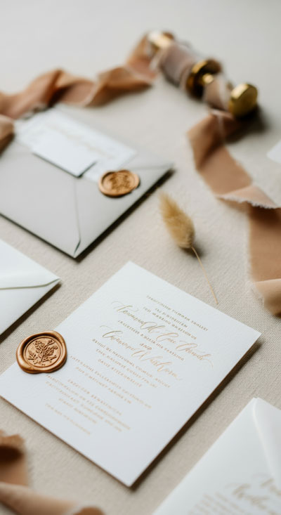 Laid Paper Formal Invite