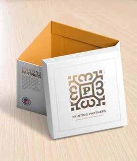 Printing Partners Folding Carton WIth Foil Stamp Box Printing