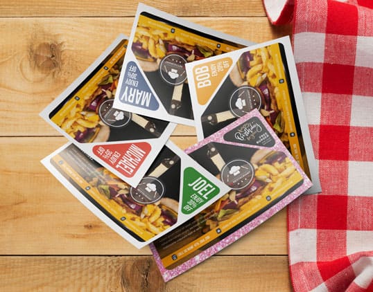 Variable data personalized postcard printing Indianapolis