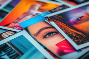 Multiple Sizes of Custom Printed Colorful Fliers