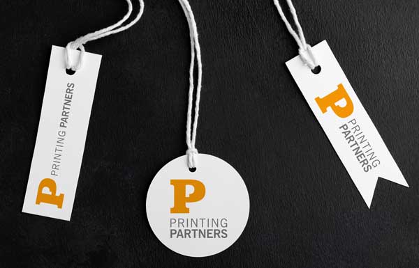 Round tag mockup, rectangle tag mockup, strip tag mockup, Various price cardboard labels on black background