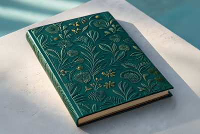 Embossed Book Cover Sample Printing Company
