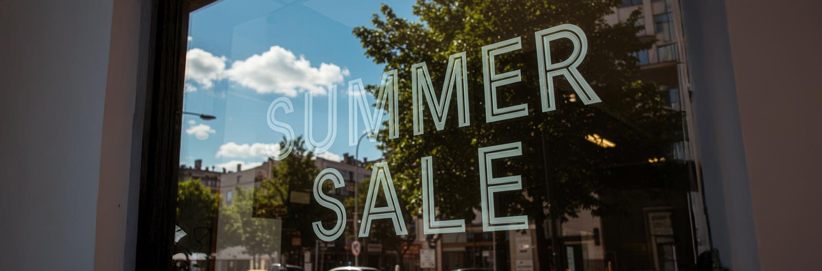 Large Removable Window Sticker for Retail