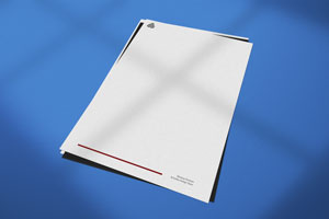 Letterhead 2nd Sheet Quality Print