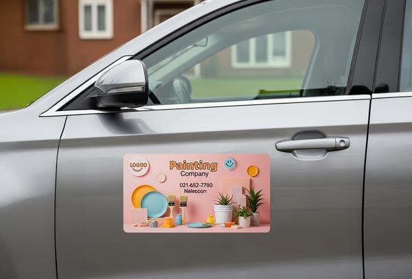 Painting Company Car Magnet Marketing