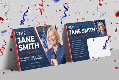 Political Postcard Mailing Company Indiana