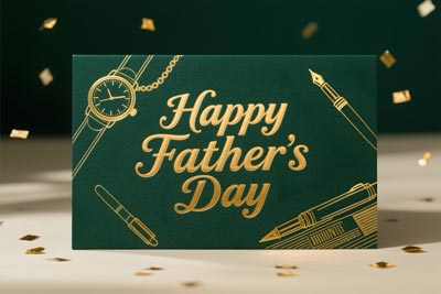 Speciality Finishes for Greeting Cards
