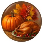 Thanksgiving Coloring Pages Button