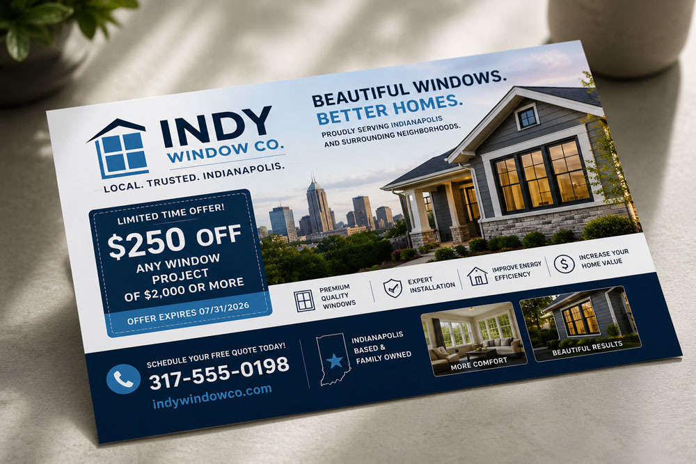 Direct mail postcard services in Indianapolis by Printing Partners